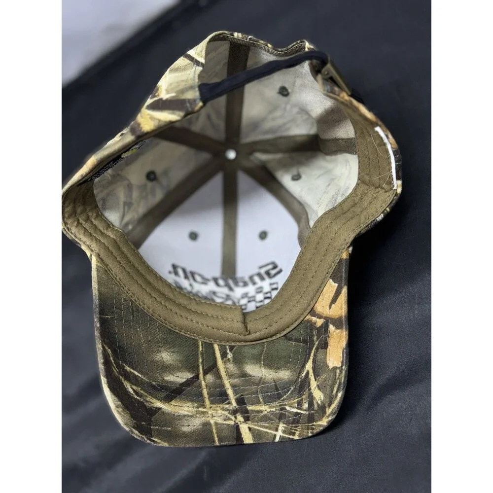 Snap-On Tools Racing Hat Brown Camo Strapback Mens OS Adjustable